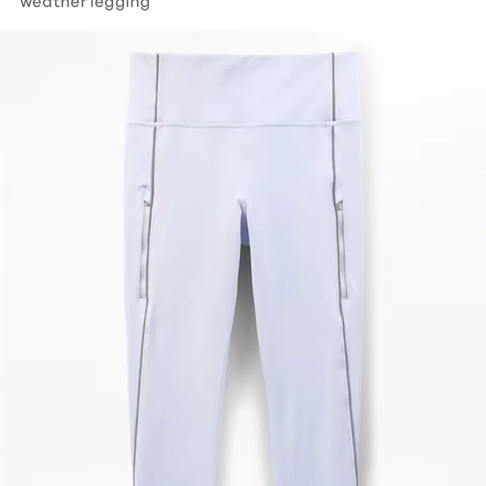 Athleta Rainier High Rise Reflective Stripe Legging - Picture 14 of 16